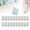 Transparent, variant on WEISIPU 24PCS Bed Sheet Grippers Duvet Cover Clips Sheet Fasteners Clips Keep Sheets Snug