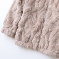 thumbnail image 3 of XXWXYD Toddler Boys Girls Coral Fleec𝖾 Stand Collar Jacket Soft Warm Cozy Outerwear Autumn Winter Casual Cute Fleec𝖾 Coat Sher𝗉a Jacket Kids Plush Jacket, 3 of 8