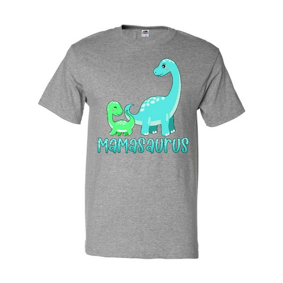 Inktastic Mamasaurus with Cute Brontosaurus Family T-Shirt