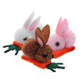 thumbnail image 1 of Plush Bunny Hair Clips Mini Easter Hair Accessories for Decoration 3Pcs, 1 of 4