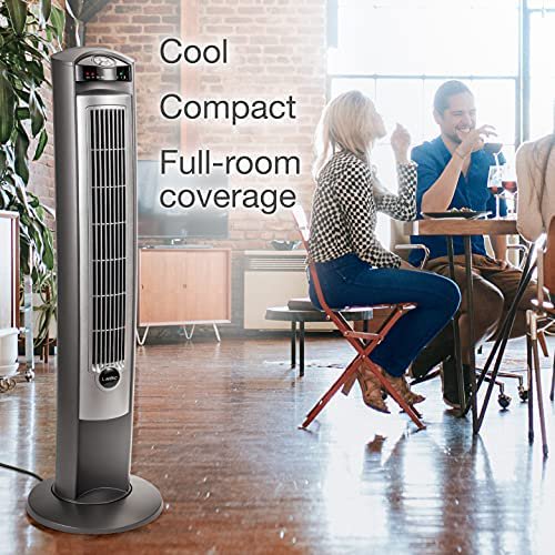 Lasko Household Tower Fan, 42, Silver T42951 - Walmart.com
