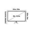 thumbnail image 3 of VEVOR Tripod Projector Screen with Stand 60 inch 4K HD 16:9 Home Cinema Portable, 3 of 10