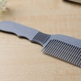 thumbnail image 4 of Carbon Fiber Anti-Static 3D Hairdressing Comb Clipper Barber Haircut Brush, 4 of 9