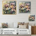 thumbnail image 4 of Designart "Purple Yellow Wild Iri S" Floral Irises Wall Art For Bathroom, 4 of 5