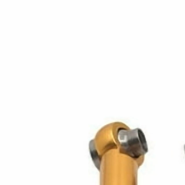2pcs Tie Rod End Component Link Joint Universal RC Car Positive Reverse Thread Ball Head Holder Upgrading Accessory Replace Part Golden