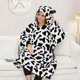 thumbnail image 4 of Wearable Cow Blanket Hoodie Oversized Sweatshirt, 4 of 5