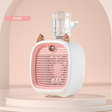 

Fan Necklace Portable Air Conditioner Rechargeable Mini Desktop Cooler With 3 Speed Adjustable And Humidifier Function For Office Living Room Bedroom Father s Day gifts for use
