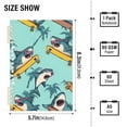 thumbnail image 4 of joogoo Spiral Journal Notebook Cool Sharks Skating College Ruled Notebooks 8.3" x 5.7" 2 PCs, 4 of 8