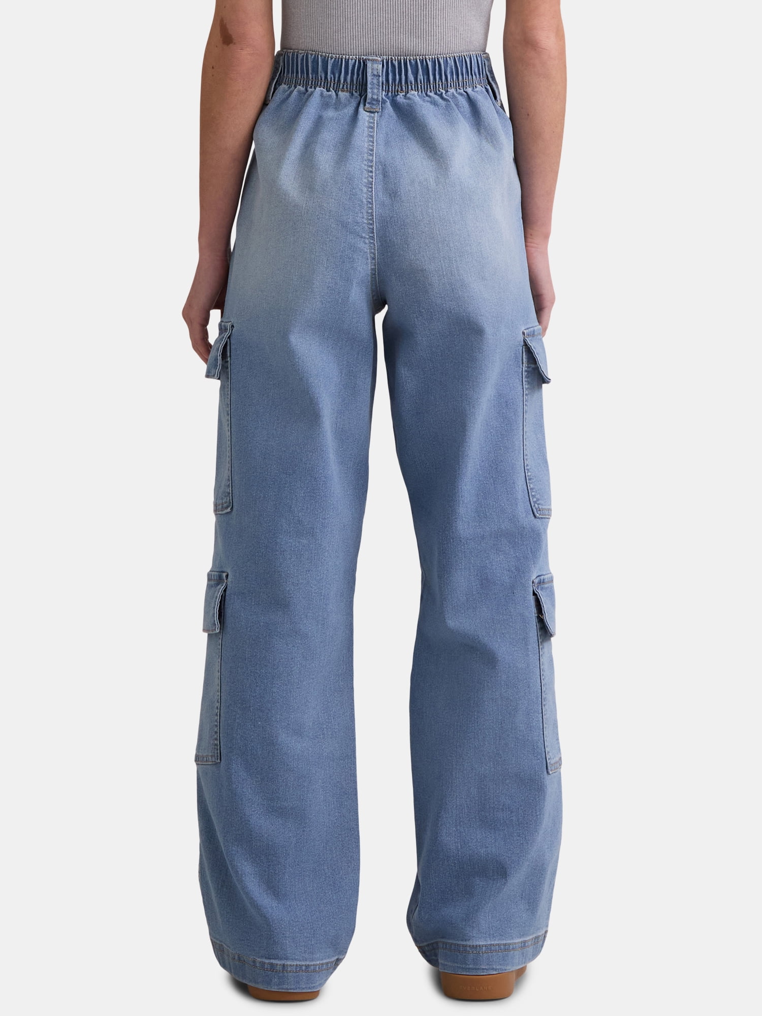 Madden NYC Women’s Skater Cargo Jeans, 29" Inseam, Sizes XXS-XXL