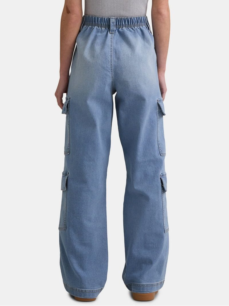 Madden NYC Women's Skater Cargo Jeans, 29