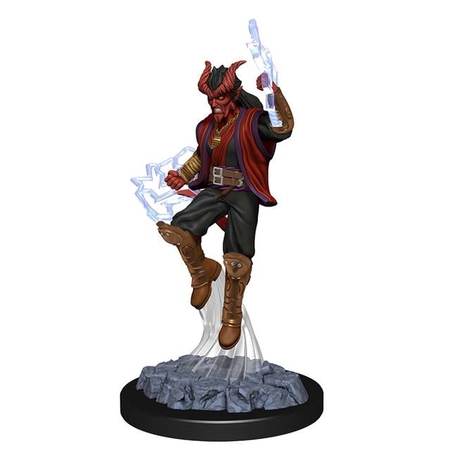 WizKids Dungeons & Dragons Icons of The Realms Premium Figures Tiefling Male Sorcerer 