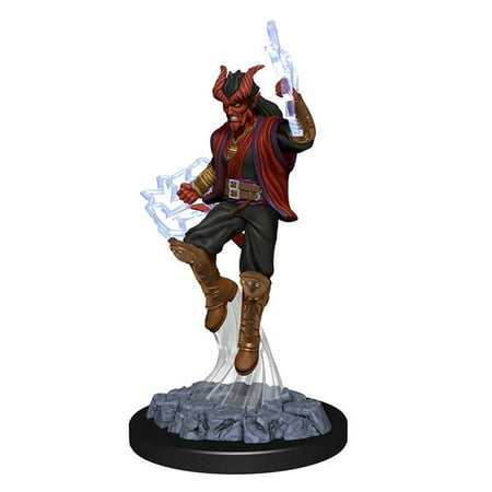 D&D Unpainted Miniatures: Male Tiefling Warlock main image 1