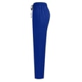 thumbnail image 4 of Fgvctg Scrubs for Women Plus Size Medical Scrub Sets Petite V-Neck Scrub Tops and Pants Scrubs Nursing Top Tall Scrubs Sets Blue L, 4 of 7