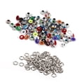 thumbnail image 3 of 100 juegos de ojales de metal de 4 mm para tarjetas de álbumes de recortes, accesorios para prendas de vestir y manualidades de cuero (colores variados), 3 of 15