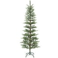 thumbnail image 1 of HOMCOM 6ft Fir Pencil Christmas Tree, Hinged Xmas Tree with 442 Branch Tips, 1 of 10