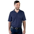thumbnail image 1 of BlueGeneration Mens Solid Wicking Polo - Navy 4 Extra Large Solid, 1 of 1