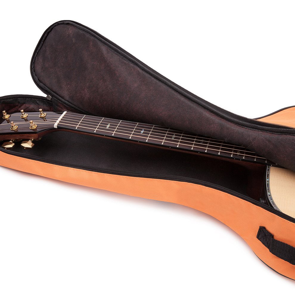 Emily Portable 41 Inch Electric Guitar Bag Guitar Gig Backpack Bag 5MM Sponge Padded black