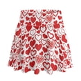 thumbnail image 7 of SEANATIVE Women Athletic Skort with Built-in Shorts Pockets Pleated Tennis Skirts Lightweight Stretchy Breathable Golf Pickleball Workout Active Skort, M, Heart-shaped Pattern White Red, 7 of 7