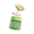 thumbnail image 4 of Mini humidificador Humidificador Humidificador Muto en forma de flor 260 ml de lámpara nocturna portátil Difusor de aceite esencial para la oficina Verde, 4 of 8