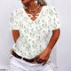 thumbnail image 3 of Gibobby Camisetas Mujer Baratas Manga Corta Camiseta manga corta estampada para mujer verano Top suelto informal(B,CH), 3 of 4