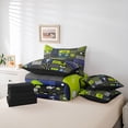 thumbnail image 6 of Erosebridal Pickleball Sport Theme Kids 7-Piece Twin Bedding Sets,Ball Games Trophy Bedding Comforter Set For Boys,Reversible black, 6 of 7