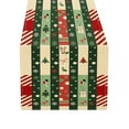 thumbnail image 2 of Wooowa 13x72Inch Christmas Table Runner, Festive Decorative Tablecloth, Holiday Tabletop Accents for Living Room and Dining Room, 2 of 7