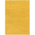 thumbnail image 2 of Well Woven Solid Color Yellow Soft Shag Area Rug (7'10" x 9'10"), 2 of 7