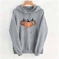 thumbnail image 4 of Ynynloco Halloween Sweatshirts Women Cute Ghost Shirt: Oversized Fall Pumpkin Sweater Spooky Hoodie Top, 4 of 5