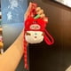 thumbnail image 5 of Colgante navideño, linda figura de jengibre, llavero, colgante, bolsa, decoración, regalo de Navidad, llavero de fibra de poliéster., 5 of 6