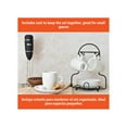 thumbnail image 6 of IMUSA 8pc Stoneware 3oz Espresso Set with Rack, White, 6 of 7