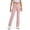 Pink, variant on Krdevn Girls Pants Dress Pants High Stretchy with Pockets,11-12 Years