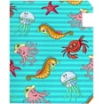 thumbnail image 4 of Coolnut Mailbox Covers, Magnetic Standard Size Sea Inhabitants On Stripes Seasonal Mail Wraps for Home Outdoor Decor, 20.7"x18.03", 4 of 5