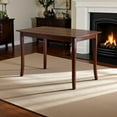 thumbnail image 3 of FurniFact Walnut Solid Wood TV Tray Set – Folding Snack Tables for Dining & Work, 3 of 6