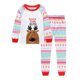 thumbnail image 1 of Pijamas para niños y niñas, conjunto de ropa de algodón con sombrero de Navidad, ropa de dormir larga, 1 of 2