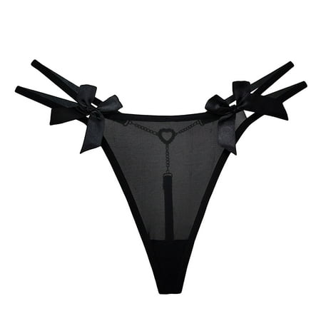 

Underwear Women Bikini Seamless Lady Low Waist Thong Tangas Solid Color Hollow-Out Panties For Women