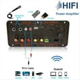 thumbnail image 4 of Bluetooth5.0 Audio 300W Amplifier Board D300 Subwoofer Dual Microphone AMP Amplificatore Module Car Media Player US Plug, 4 of 8