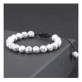 thumbnail image 2 of Pulsera Xtellar Blanca Piedra Ajustable Yoga Espiritual 24 Cm, 2 of 4