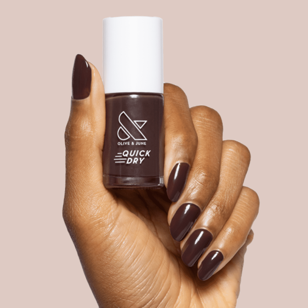 Olive & June Quick Dry Nail Polish, Spressotini, 0.3 fl oz