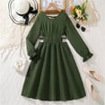 thumbnail image 2 of FDDMis Girl Clothes Dresses Girls Dresses Spring Summer and Autumn Medium and Large Children's Long Sleeved Princess Style Girls Comfortable Casual Dress Baby Dress, 2 of 9