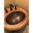 thumbnail image 3 of SimplyCopper  1.5-inch Non-Overflow Pop-up Bathroom Sink Drain - Aged Copper - 2.25" X 1.25" X 8", 3 of 3