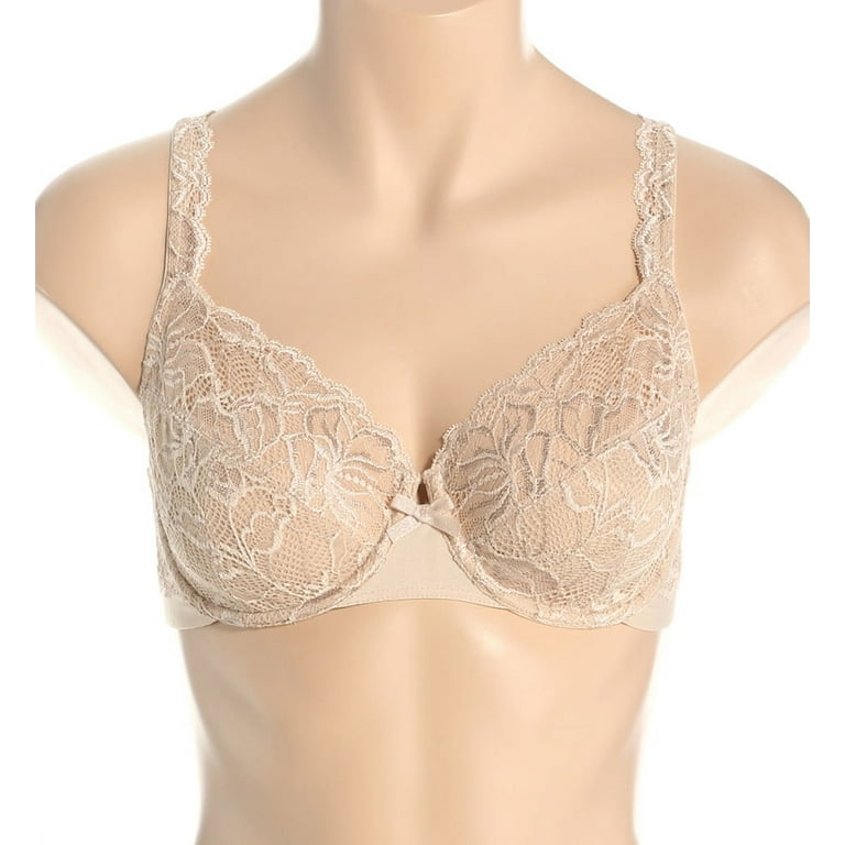 Bali Women's Comfort Indulgence Underwire With Lace Detail Bra