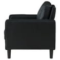 thumbnail image 5 of Ruth Upholstered Track Arm Accent Chair Black, 5 of 10