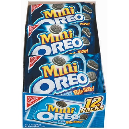 Nabisco Oreo: Chocolate Mini Bite Size 12 Ct Sandwich Cookies, 15 oz