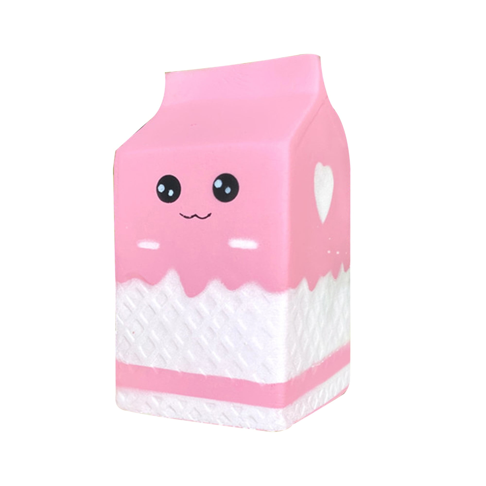 9 PCS Pink Sensory Fidget Toy Pack, Milk Carton Cartoon Funny Squeez Stress  Relief Figetget Toy Set 