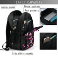 thumbnail image 4 of Disketp Breast Cancer Mochila de Viaje Estampada para Laptop con Puerto de Carga USB, Mochila Impermeable para Computadora – Regalo para Hombres y Mujeres, 4 of 7