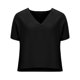 thumbnail image 4 of Puntoco 2024, tops a la moda de verano para mujer, camiseta informal holgada de manga corta con cuello en V liso, blusa, jersey, 4 of 6
