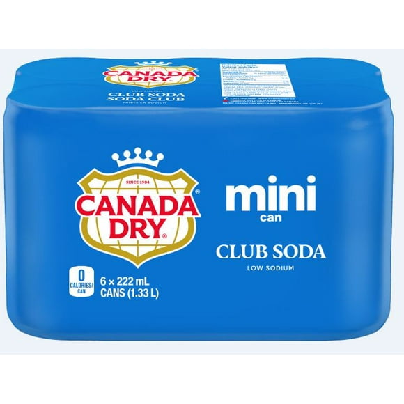 Soda club Canada DryMD - Emballage de 6 mini-canettes de 222 mL 222ml x 6
