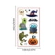 thumbnail image 5 of 10 Hojas De Tatuajes Temporales De Halloween Para Niños, Calabaza, Bruja, Fantasma, Telaraña, Murciélago, Tatuaje Temporal, Pegatina Para Niños, 5 of 8