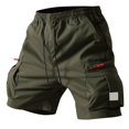 thumbnail image 7 of Mens Casual Summer Beach Shorts Lightweight Outdoor Relaxed Fit Breathable Everyday Swim Trunks With Pockets, 7 of 7