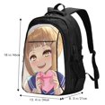 thumbnail image 5 of Himiko My Hero Academia Backpack Schoolbag Large Capacity Daypack Bookbag Satchel Notebook Laptop Backpack Travel Bag USB Rucksack, 5 of 7